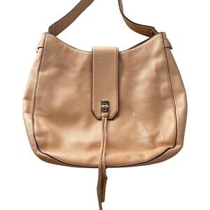 Rebecca Minkoff Tan Pebbled Leather Shoulder Bag